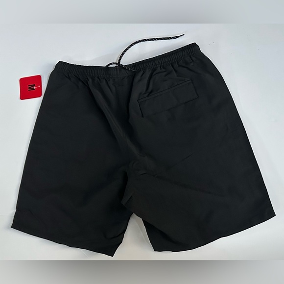 Body Glove Men's Size Medium Black Nylon Shorts Adjustable Waist, New with Tags. - Picture 3 of 7